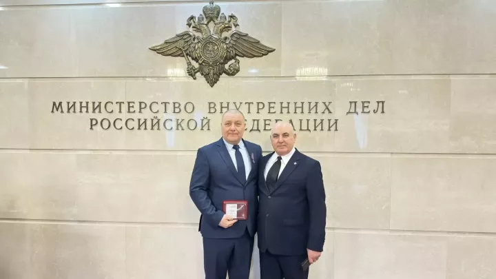 Подполковник внутренней службы в отставке из Алексеевского удостоен медали МВД России